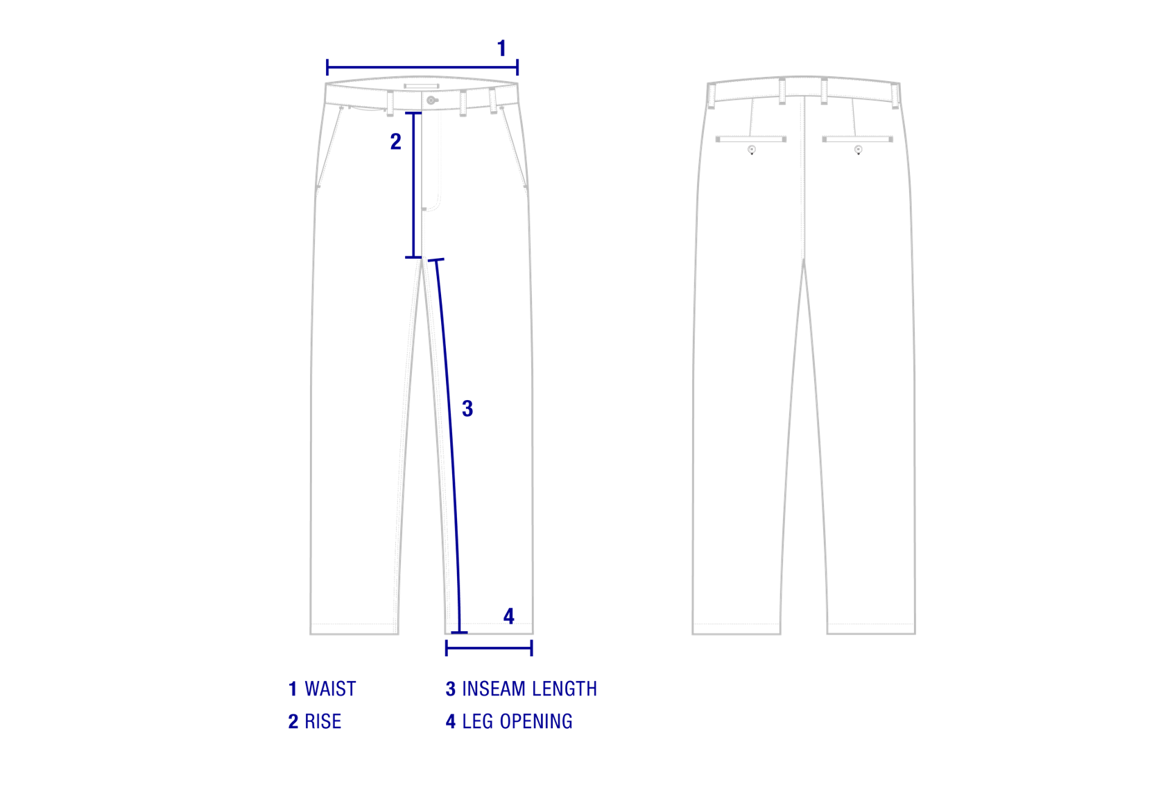 How To Find Measurements For Mens Dress Pants  Getting The Perfect Fit  For Trousers